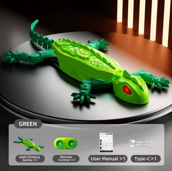 GeckoPounce™ Rechargeable Wall-Climbing Cat Toy