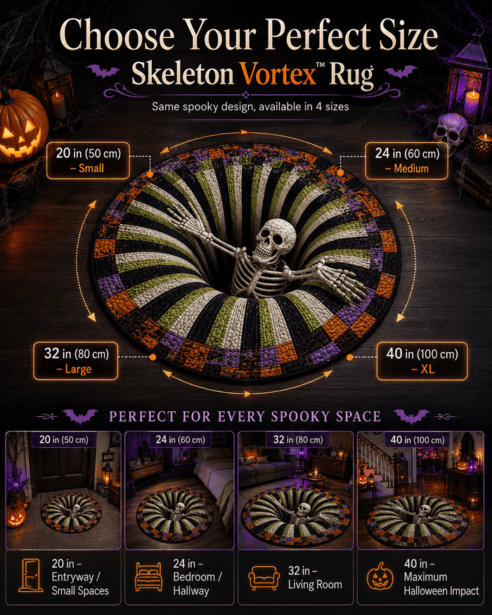 Skeleton Vortex Rug