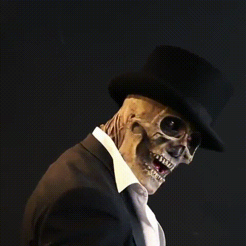 Exposed Brain Skull Mask