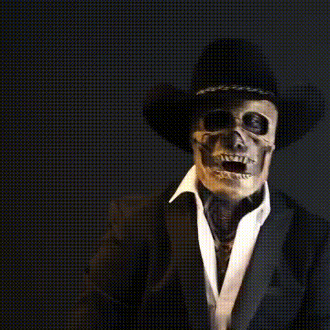 Exposed Brain Skull Mask